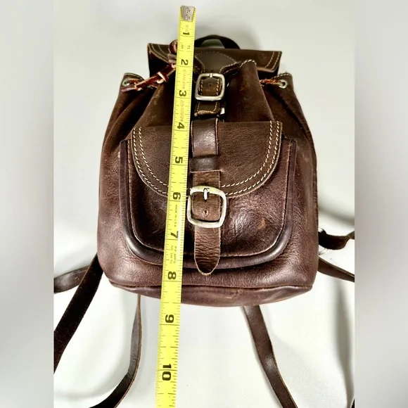 Roots Women’s Vintage Genuine Leather Mini Backpack - Picture 9 of 12